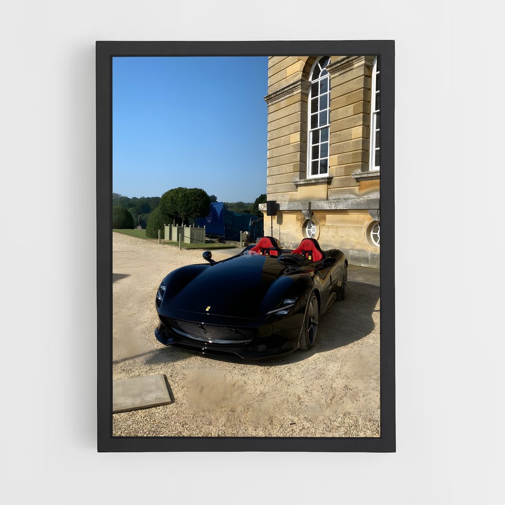 Poster Monza Mystique – affiche Ferrari (vue 2)